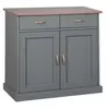 Interlink Inter Link Commode LUZERNA 3.1 Gris sépia bois massif