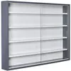 Vitrine Murale Collection "sacuma" 83cm Gris & Blanc - Paris Prix