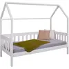 Lit D'enfant "Funky" - Blanc - L 207 X P 97 X H 174 Cm
