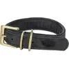 Trixie Pure collar, leather, L XL: 52 63 cm/40 mm, black (Manteau pour...
