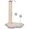 Patte griffoir TRIXIE Junior - Avec poteau - 50 cm - Natural et mauve