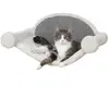Trixie Hamac pour Montage Mural pour Chat Blanc/Gris 54 × 28 × 33 cm