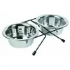 Trixie - Support 2 écuelles inox 0,45 L diamètre 12 cm