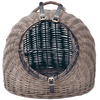 Panier de transport Aumüller, gris vintage pour chat -  L 58 x l 37 x H 45 cm