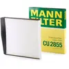 MANN-FILTER CU 2855 Filtre à air de cabine - VÉHICULE DE TOURISME + UTILITAIRES