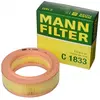 MANN-FILTER C 1833 Filtre à air - VÉHICULE DE TOURISME + UTILITAIRES