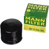 MANN-FILTER W 1114/80 Filtre à huile - VÉHICULE DE TOURISME + UTILITAIRES