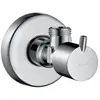 hansgrohe Robinet d'arrêt S sortie G 3/8, Chromé, 13901000