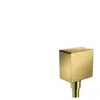 Hansgrohe - FixFit Coude de raccordement Square avec clapet anti-retou...
