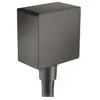 Hansgrohe Coude de raccordement Square, noir chromé brossé (26455340)