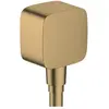Hansgrohe Fixfit Coude de raccordement avec clapet anti-retour, bronze...