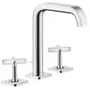 Hansgrohe AXOR Citterio E Mélangeur lavabo 3 trous avec rosaces chromé