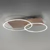 LED plafondlamp woonkamerlamp eetkamerlamp daglichtlamp, metaal hout b...