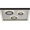 PAUL NEUHAUS Plafonnier LED 6856-18 noir, 32 W, 4000 lm, CCT, télécomm...
