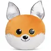 NICI Coussin en peluche GLUBSCHIS renard Runizzi 32x32cm orange - Oreiller en peluche doux pour les garçons, les filles, les bébés - idéal pour la maison, la maternelle ou en déplacement