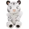 Nici Léopard Des Neiges Eleni Boule De Neige Peluche 35 Cm
