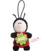 Nici Sleutelhanger Ladybird 8 Cm Zwart/rood/groen