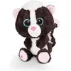 Nici Knuffelstinkdier Glubschis Suppi Junior 25 Cm Zwart/wit