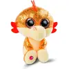 NICI Knuffel Draak - Yo-Yo - pluche - oranje - 15 cm - knuffeldier