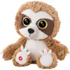 NICI Knuffel Luiaard - bruin/ wit - 15 cm - Heywood - knuffeldier - pluche