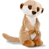 Nici stokstaartje pluche knuffel - bruin - 15 cm