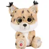 NICI GLUBSCHIS Doudou en peluche Lynx Lenzo 15cm crème - Peluche douce, mignonne peluche à câliner, pour jouer, pour enfants et adultes, une excellente idée de cadeau - 49295