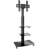 myWall Hp 100 L, Support de moniteur, Noir