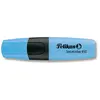 PELIKAN - Surligneur 490, bleu fluo, rechargeable pointe biseautée, largeur de tracé: 1,0 - 5,0 mm (nouveau: 940411 / ancien: 963116)