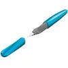 Pelikan Twist Stylo plume Frosted Blue, bleu-m'tallique 0,000000 Noir