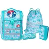 McNeill Sac d'école turquoise rose pour fille - Ergo Perfecto Disney S...