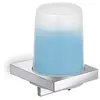 Distributeur de Savon Liquide KEUCO en métal chromé et Verre Cristal, ...