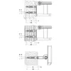 Keuco, Poignées + Aides pour la salle de bain, Kit de fixation 2 Plan ...