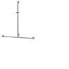 KEUCO PLAN Care steungreep met doucheglijstang, breedte 1182mm, hoogte...