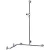 KEUCO PLAN Care doucheglijstang met douchestang, breedte 797mm, diepte...