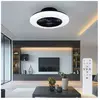 RL Ventilateur de plafond salon lumière plafonnier chambre lumière effet étoile, télécommande dimmable cct veilleuse minuterie, led 30 watts led 3500lm