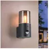 TRIO HOOSIC - Wandlamp - Zwart mat - excl. 1x E27 4W - Bewegingssensor...