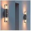 TRIO HOOSIC - Wandlamp - Zwart mat - excl. 2x E27 4W - Buitenverlichti...