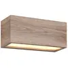 TRIO MAYENNE - Wandlamp - Hout element - excl. 2x E14 4W - Buitenverli...