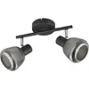 TRIO TARIFA - Spot - Zwart mat - excl. 2x E14 4 W - Plafondbevestiging