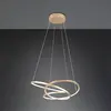 TRIO DARVIN - Hanglamp - Goud - incl. 1x SMD 34 W - Instelbare lichtkleur - Dimbaar met schakelaar - Plafondbevestiging - Niet geschikt voor externe dimmer - In hoogte verstelbaar - DIP - Schakelaar