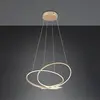 TRIO DARVIN - Hanglamp - Goud - incl. 1x SMD 52 W - Instelbare lichtkl...