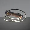 TRIO DARVIN - Plafondlamp - Goud - incl. 1x SMD 34 W - Instelbare lichtkleur - Dimbaar met schakelaar - Plafondbevestiging - Niet geschikt voor externe dimmer - DIP - Schakelaar