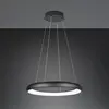 Led hanglamp Cardona zwart - Ø 75cm - 349617532