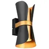 TRIO COAT - Wandlamp - Zwart-goud - excl. 2x GU10 4,9 W -
