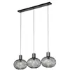 Trio, Suspension, GILA - Hanglamp - Zwart mat - excl. 3x E27 4 W - Pla...