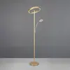 LED Vloerlamp - 44.5W - Aanpasbare Kleur - Dimbaar - Goud - Metaal