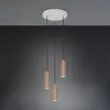 TRIO SOKA - Hanglamp - Mokka - excl. 3x GU10 5 W - Plafondbevestiging ...