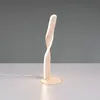 Lampe de table, lampe d'appoint, lampe de lecture, design torsadé sabl...