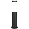 Lampadaire d'extérieur en acier inoxydable noir, éclairage de jardin, ...