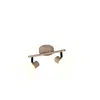 RL Plafonnier applique couloir lumière beige chaud métal E14 2 flammes...